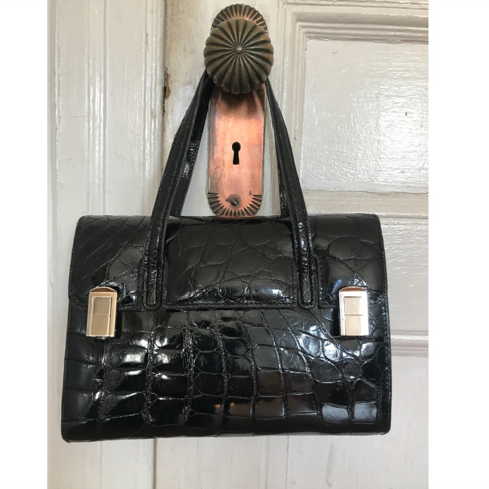 Vintage Crocodile Handbag